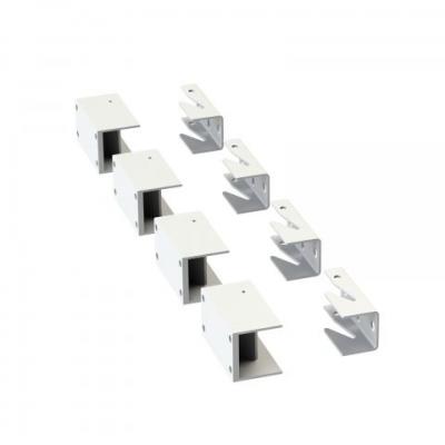 40mm Stand Off Brackets for Slimline Multi-Position Wall to Floor Mount (8990)